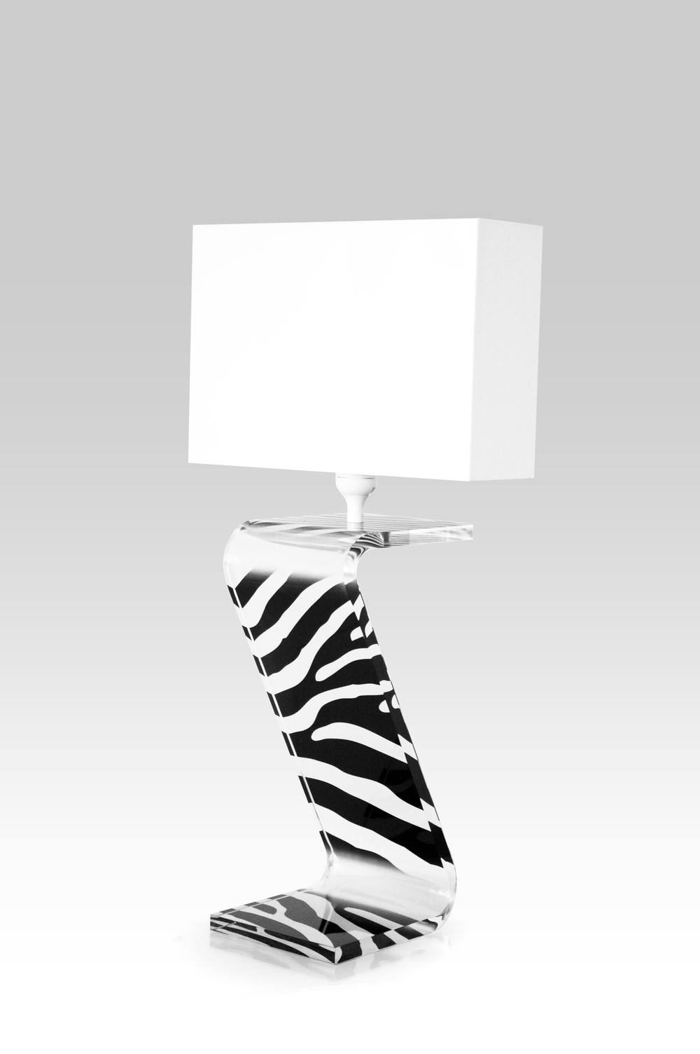 lampadaire zebre